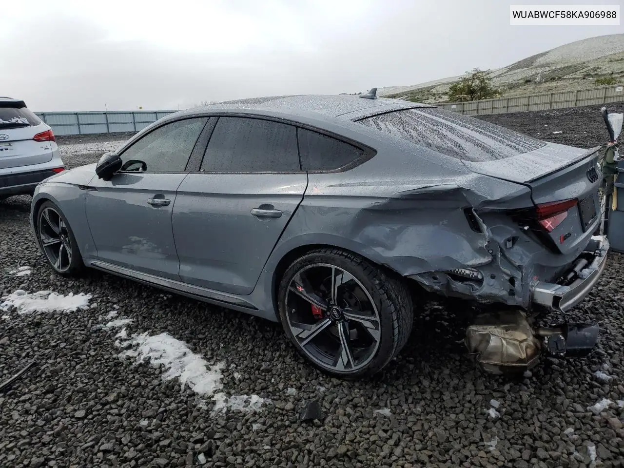 2019 Audi Rs5 VIN: WUABWCF58KA906988 Lot: 56739905
