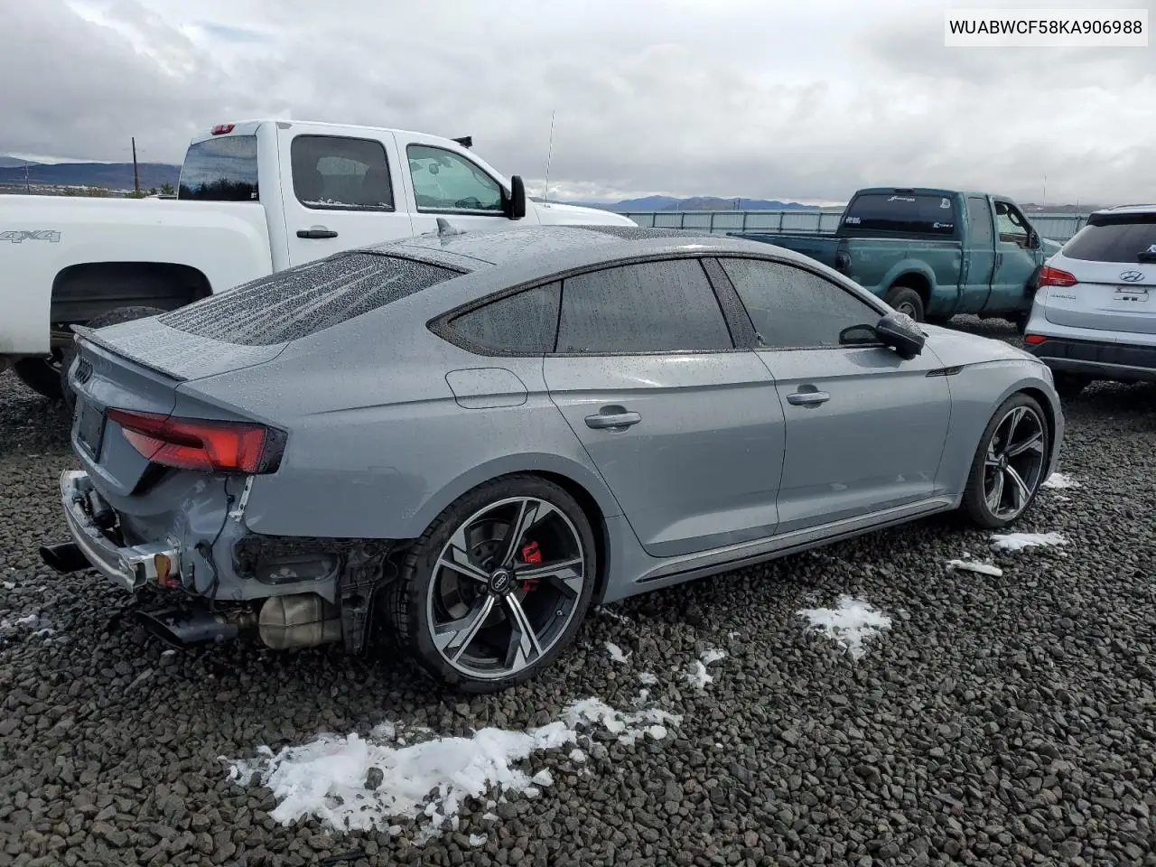 2019 Audi Rs5 VIN: WUABWCF58KA906988 Lot: 56739905