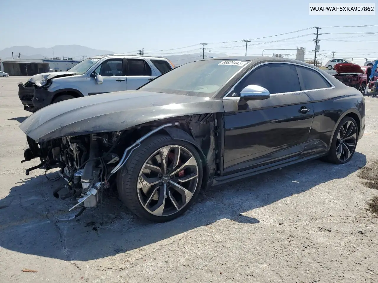 2019 Audi Rs5 VIN: WUAPWAF5XKA907862 Lot: 58829445