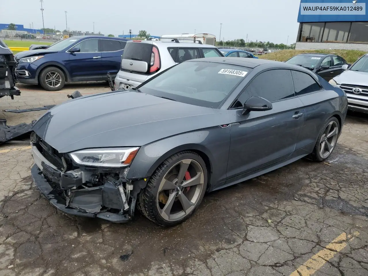 2019 Audi S5 Premium Plus VIN: WAUP4AF59KA012489 Lot: 59168305