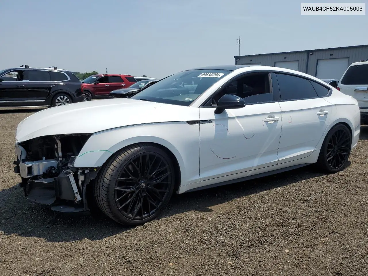 2019 Audi S5 Premium Plus VIN: WAUB4CF52KA005003 Lot: 59615965