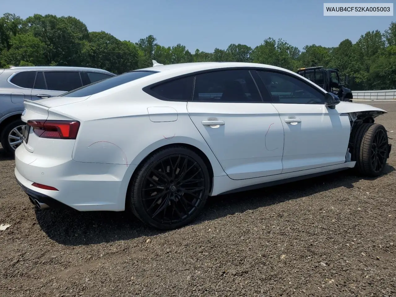 2019 Audi S5 Premium Plus VIN: WAUB4CF52KA005003 Lot: 59615965