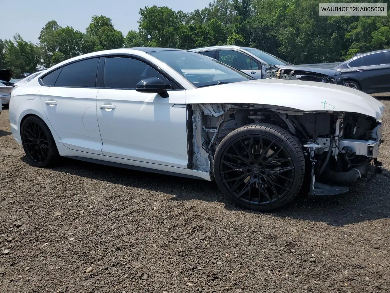 2019 Audi S5 Premium Plus VIN: WAUB4CF52KA005003 Lot: 59615965
