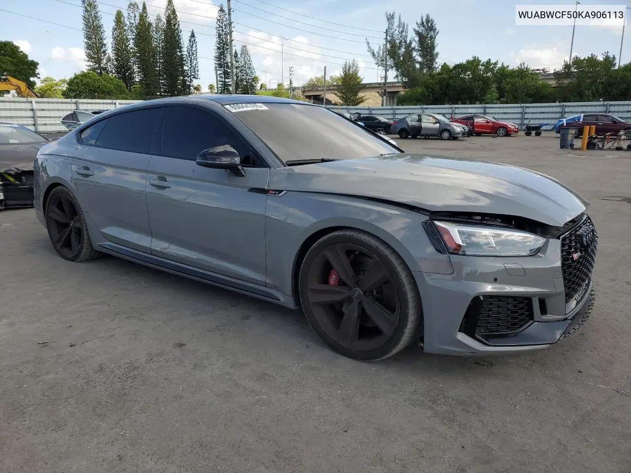 2019 Audi Rs5 VIN: WUABWCF50KA906113 Lot: 60044785