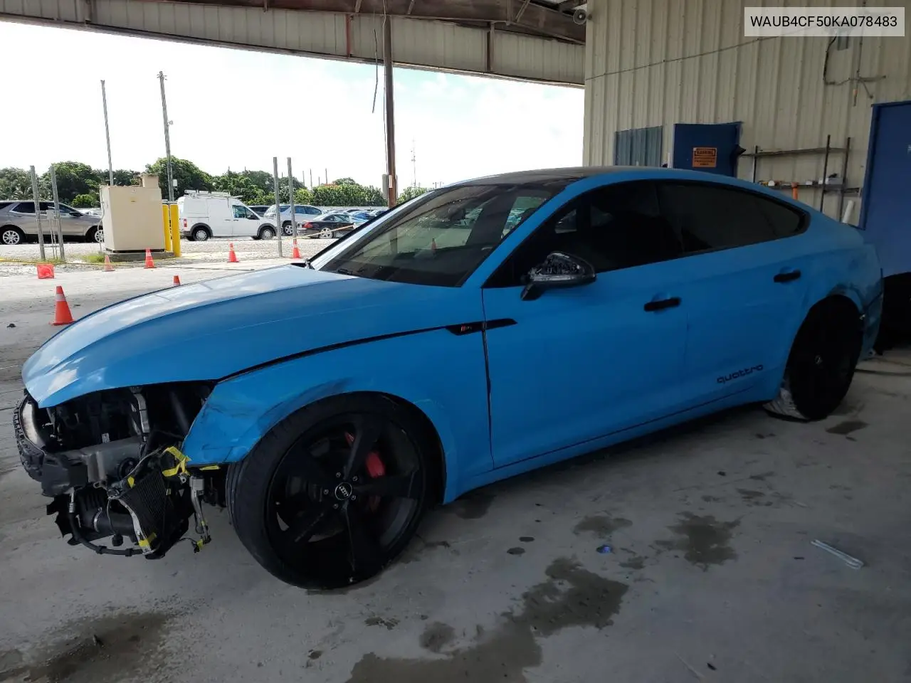 2019 Audi S5 Premium Plus VIN: WAUB4CF50KA078483 Lot: 60454195