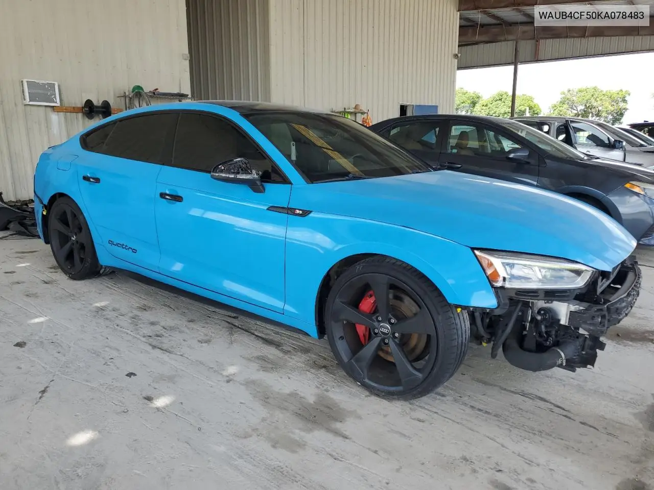 2019 Audi S5 Premium Plus VIN: WAUB4CF50KA078483 Lot: 60454195