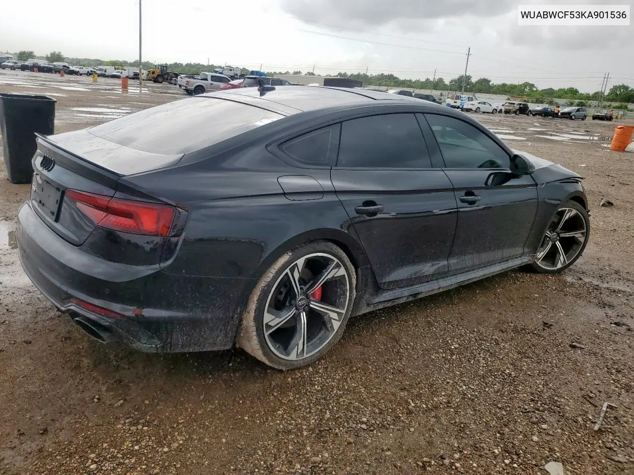 2019 Audi Rs5 VIN: WUABWCF53KA901536 Lot: 60992025