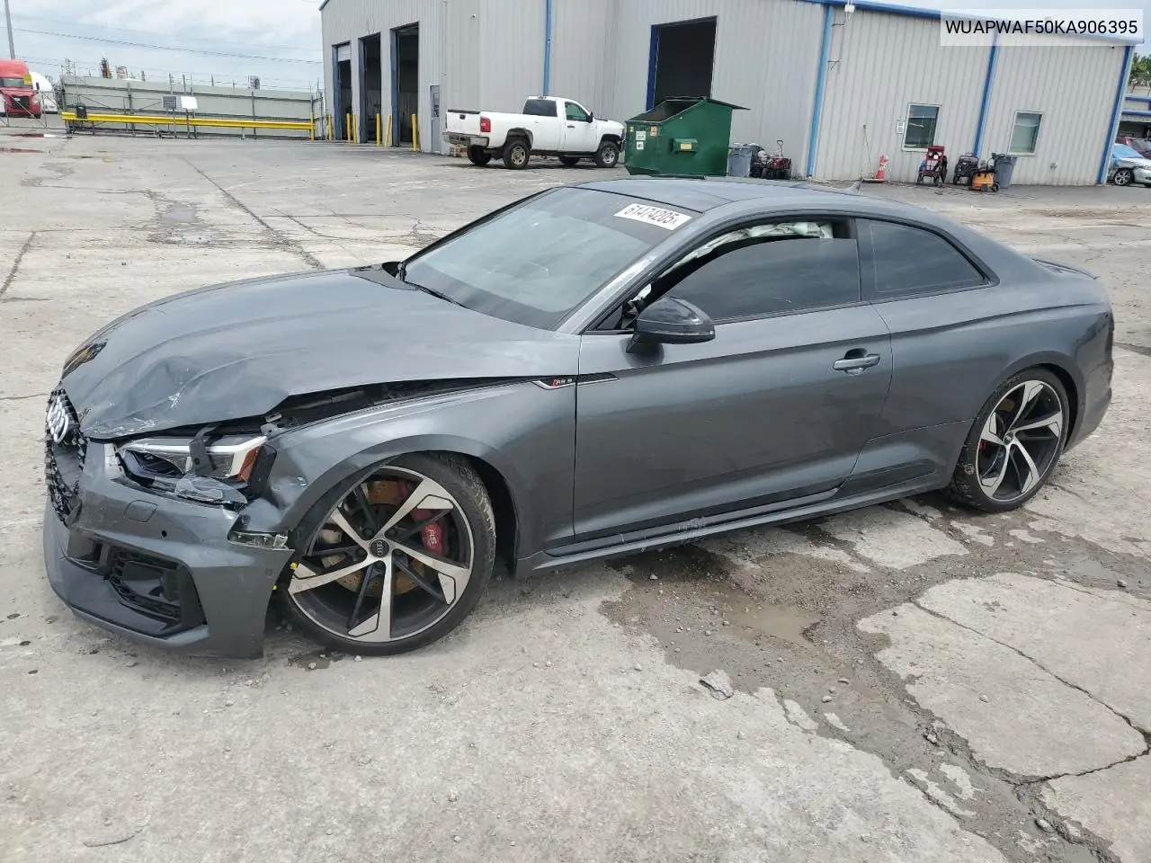 2019 Audi Rs5 VIN: WUAPWAF50KA906395 Lot: 61474205