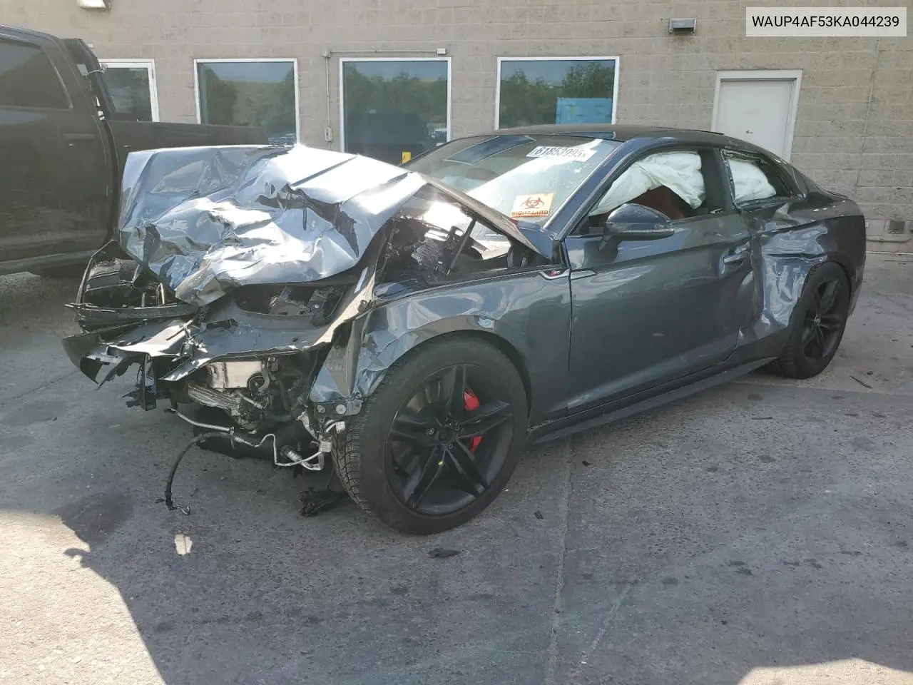 2019 Audi S5 Premium Plus VIN: WAUP4AF53KA044239 Lot: 61853995