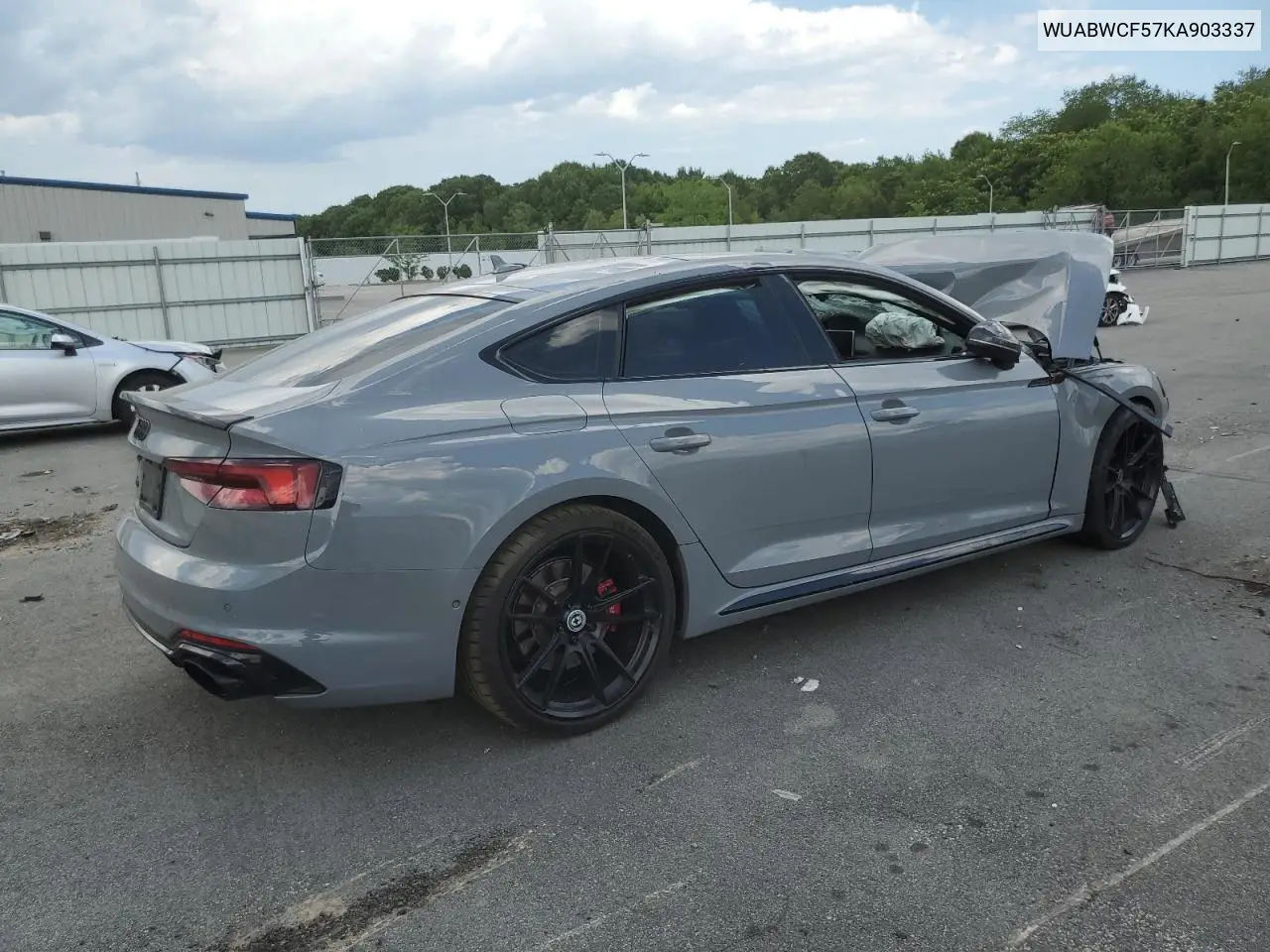 2019 Audi Rs5 VIN: WUABWCF57KA903337 Lot: 62228705