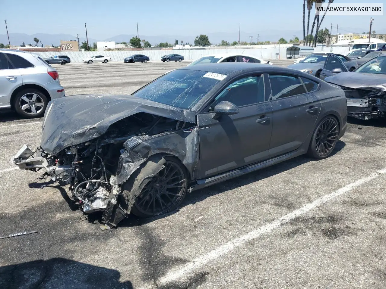 2019 Audi Rs5 VIN: WUABWCF5XKA901680 Lot: 62412675