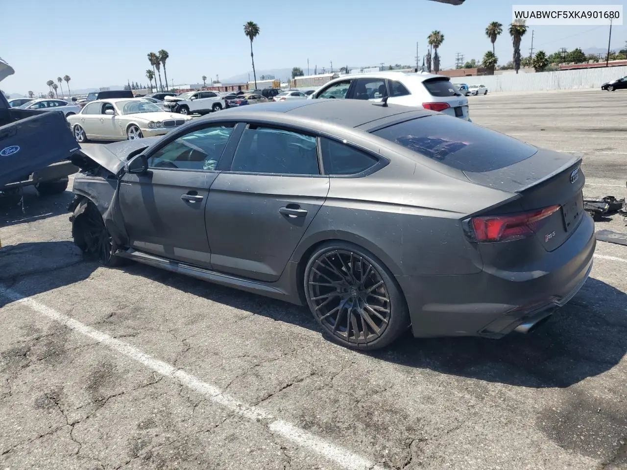 2019 Audi Rs5 VIN: WUABWCF5XKA901680 Lot: 62412675