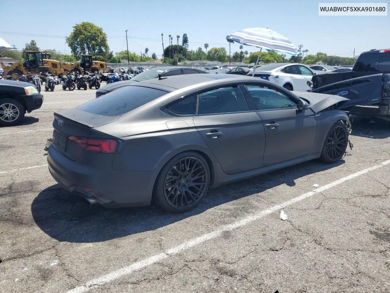 2019 Audi Rs5 VIN: WUABWCF5XKA901680 Lot: 62412675