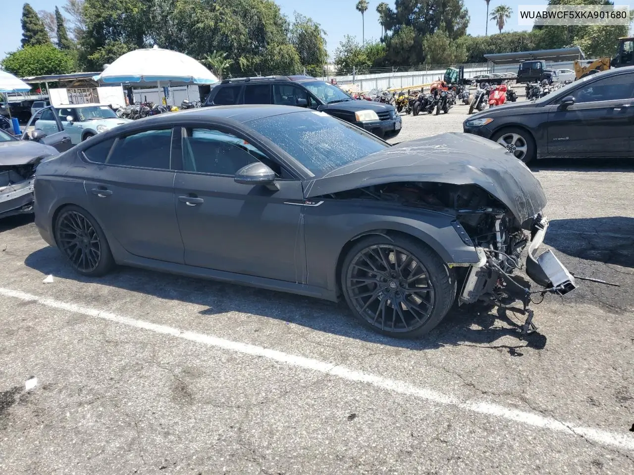2019 Audi Rs5 VIN: WUABWCF5XKA901680 Lot: 62412675