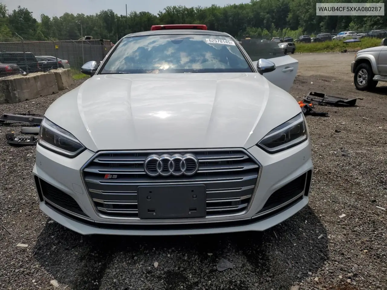 2019 Audi S5 Premium Plus VIN: WAUB4CF5XKA080287 Lot: 62570145