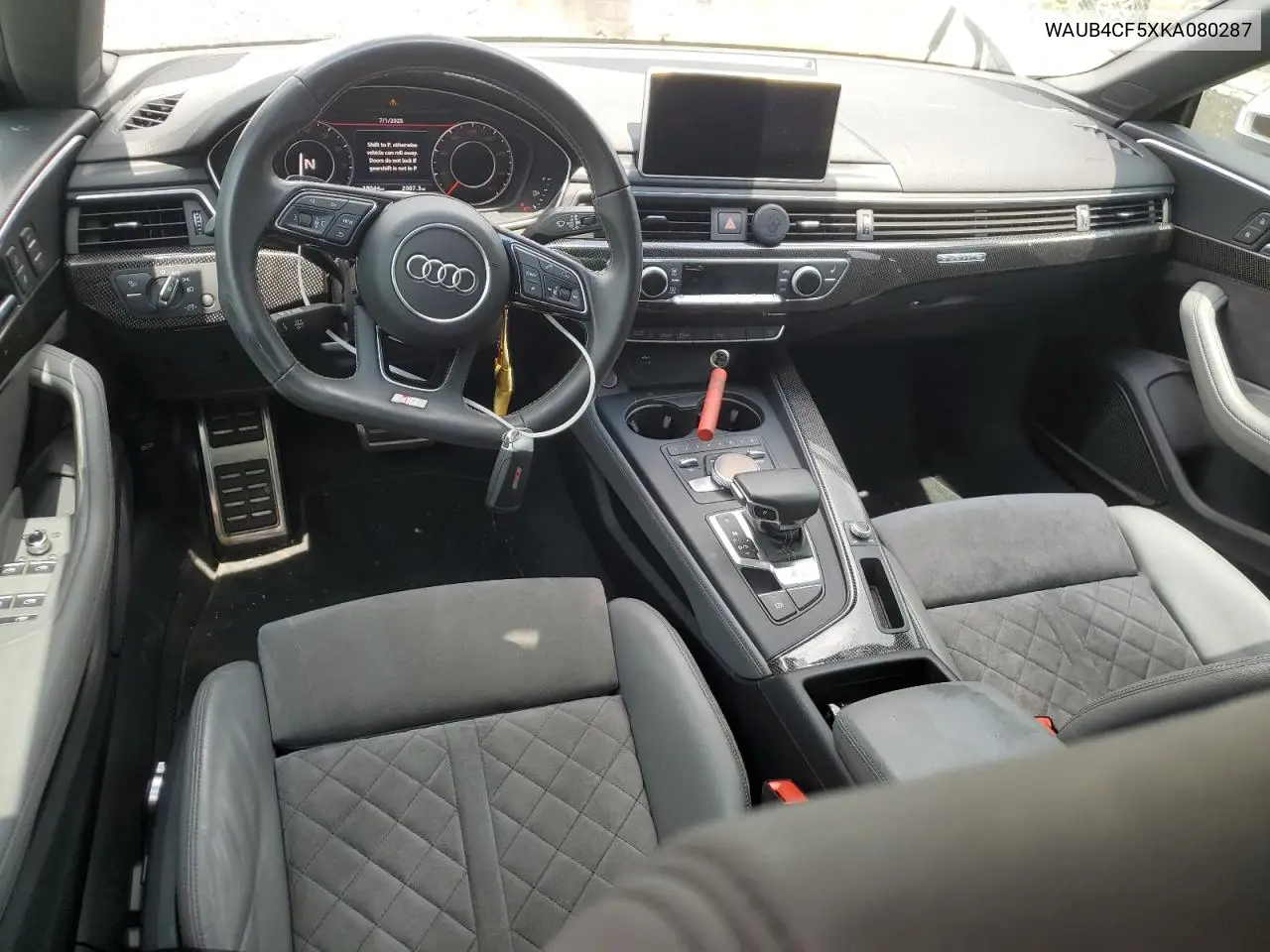 2019 Audi S5 Premium Plus VIN: WAUB4CF5XKA080287 Lot: 62570145