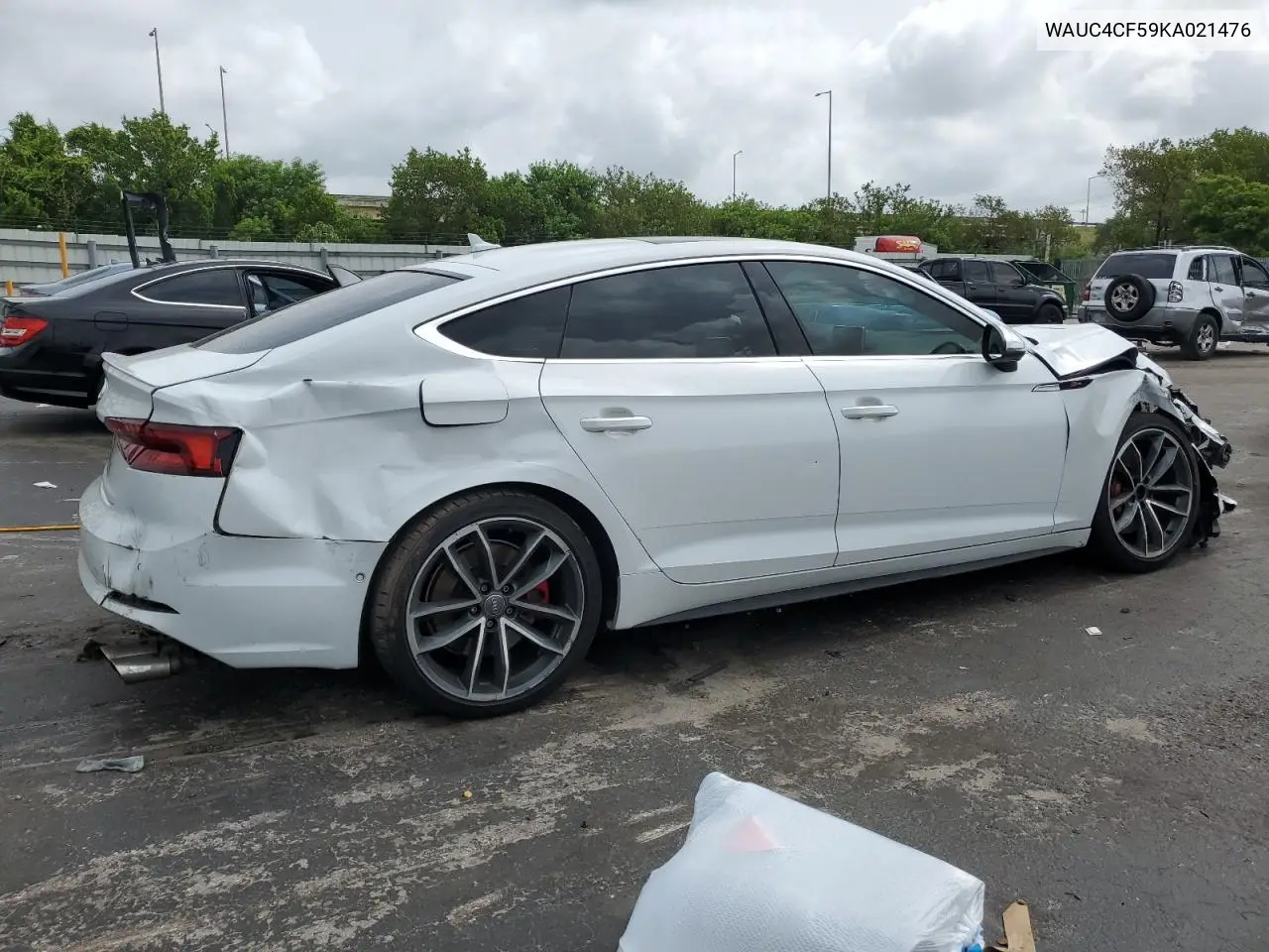 2019 Audi S5 Prestige VIN: WAUC4CF59KA021476 Lot: 62736735