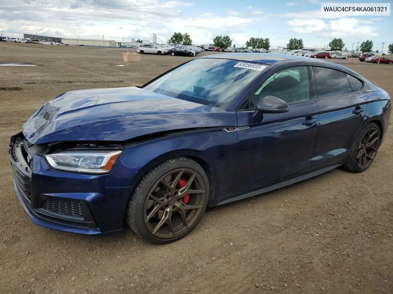2019 Audi S5 Prestige VIN: WAUC4CF54KA061321 Lot: 63056935