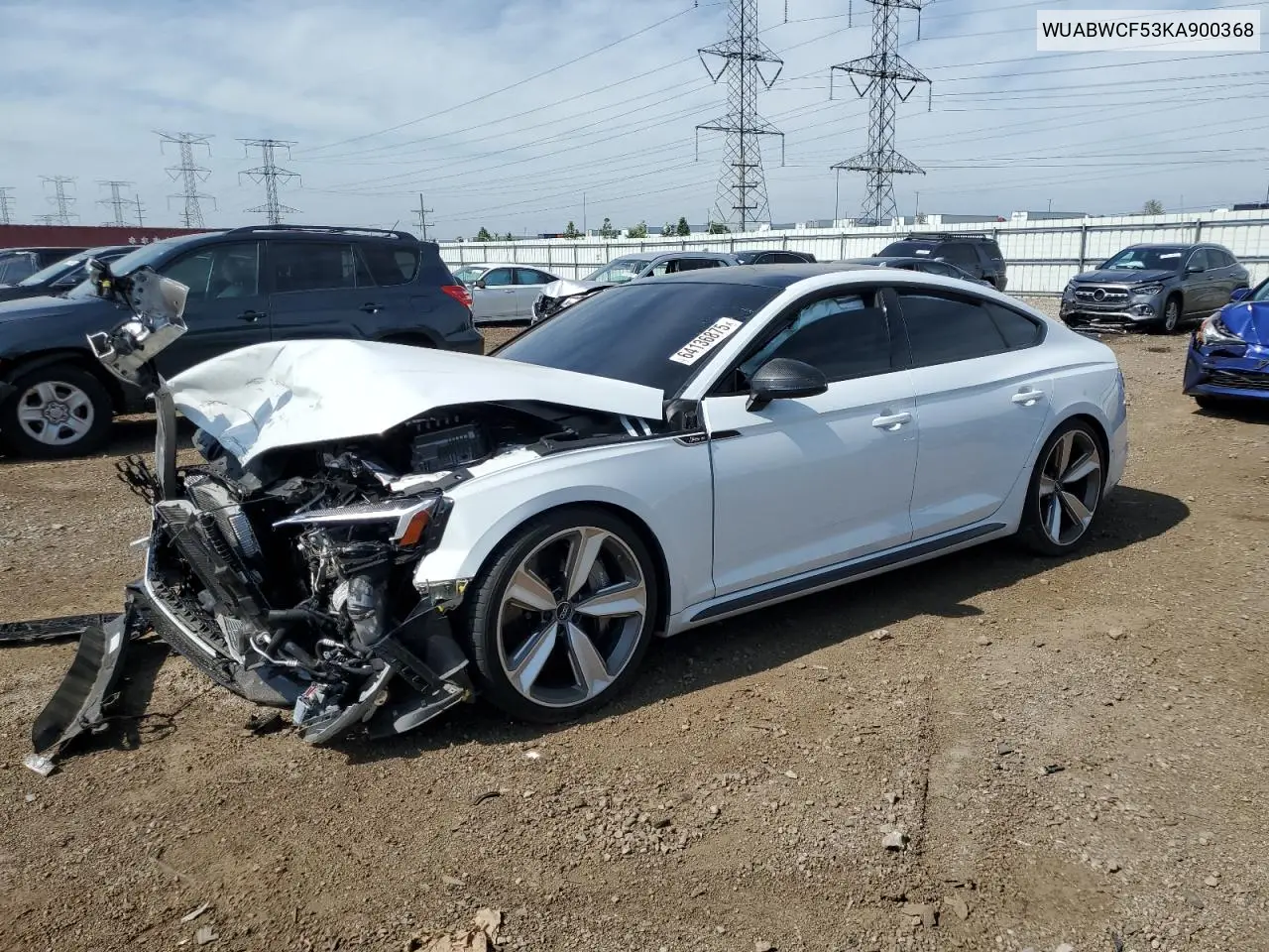 2019 Audi Rs5 VIN: WUABWCF53KA900368 Lot: 64136875