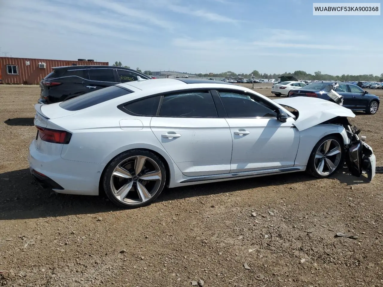 2019 Audi Rs5 VIN: WUABWCF53KA900368 Lot: 64136875