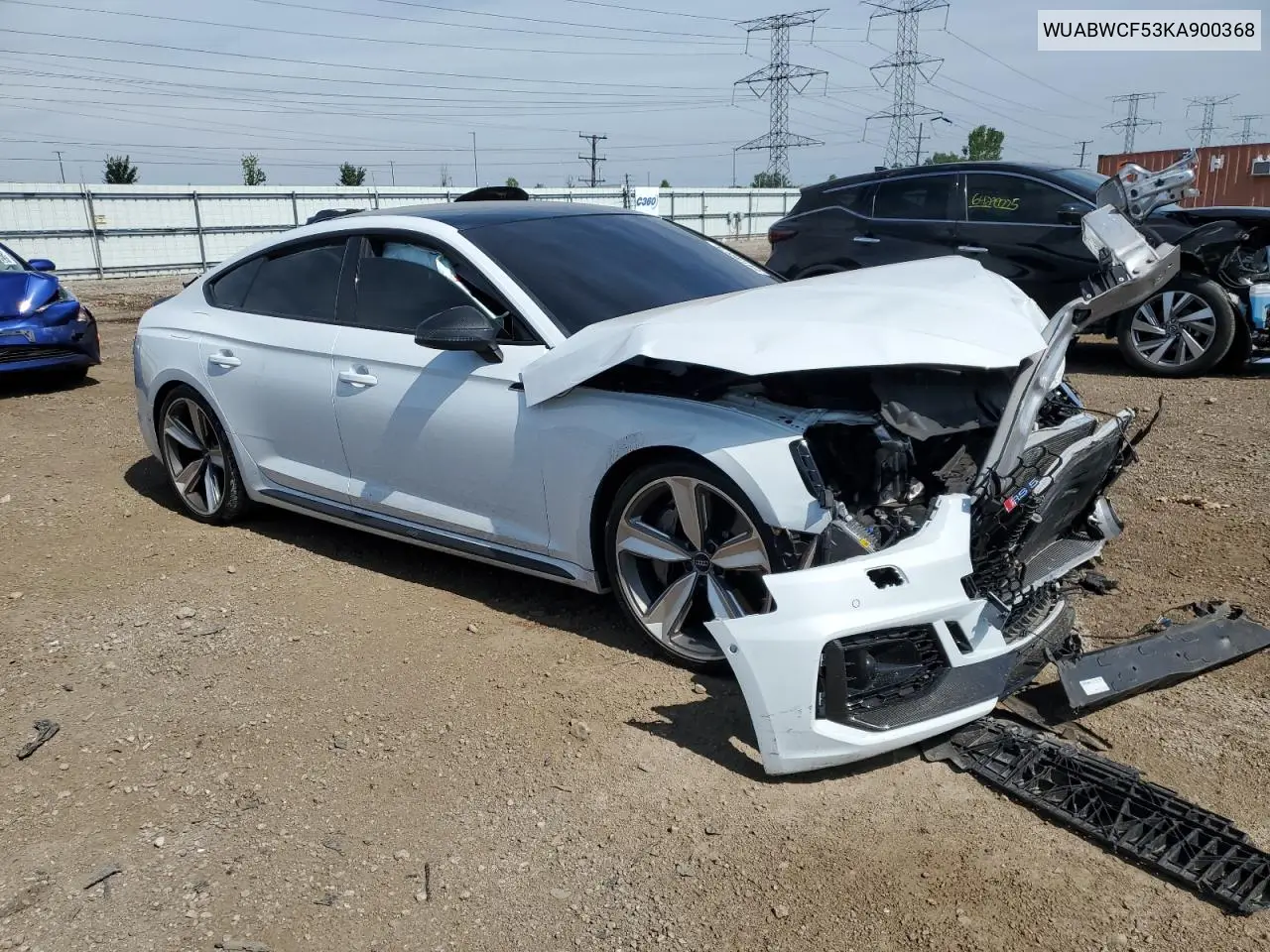 2019 Audi Rs5 VIN: WUABWCF53KA900368 Lot: 64136875