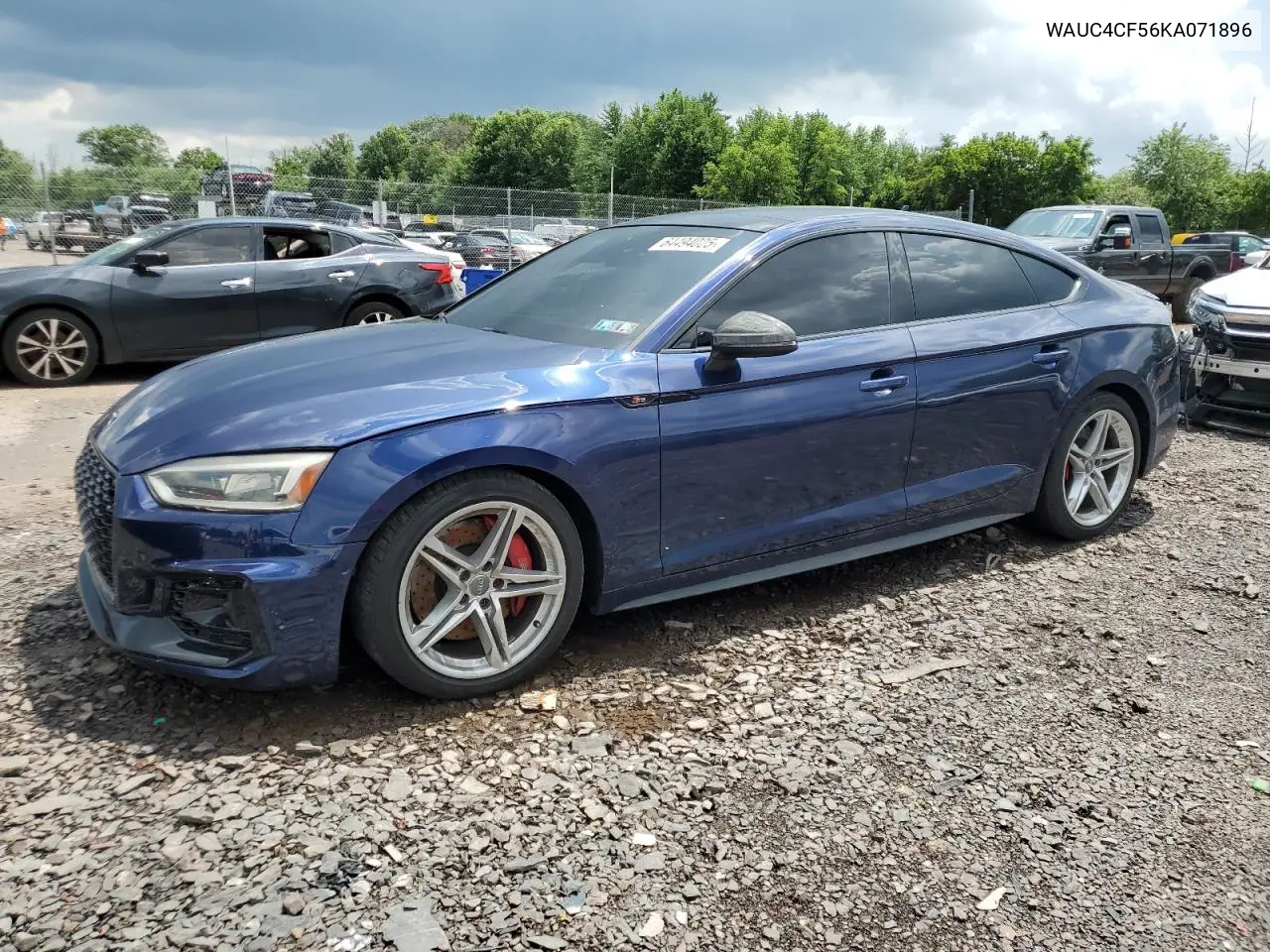 2019 Audi S5 Prestige VIN: WAUC4CF56KA071896 Lot: 64494025
