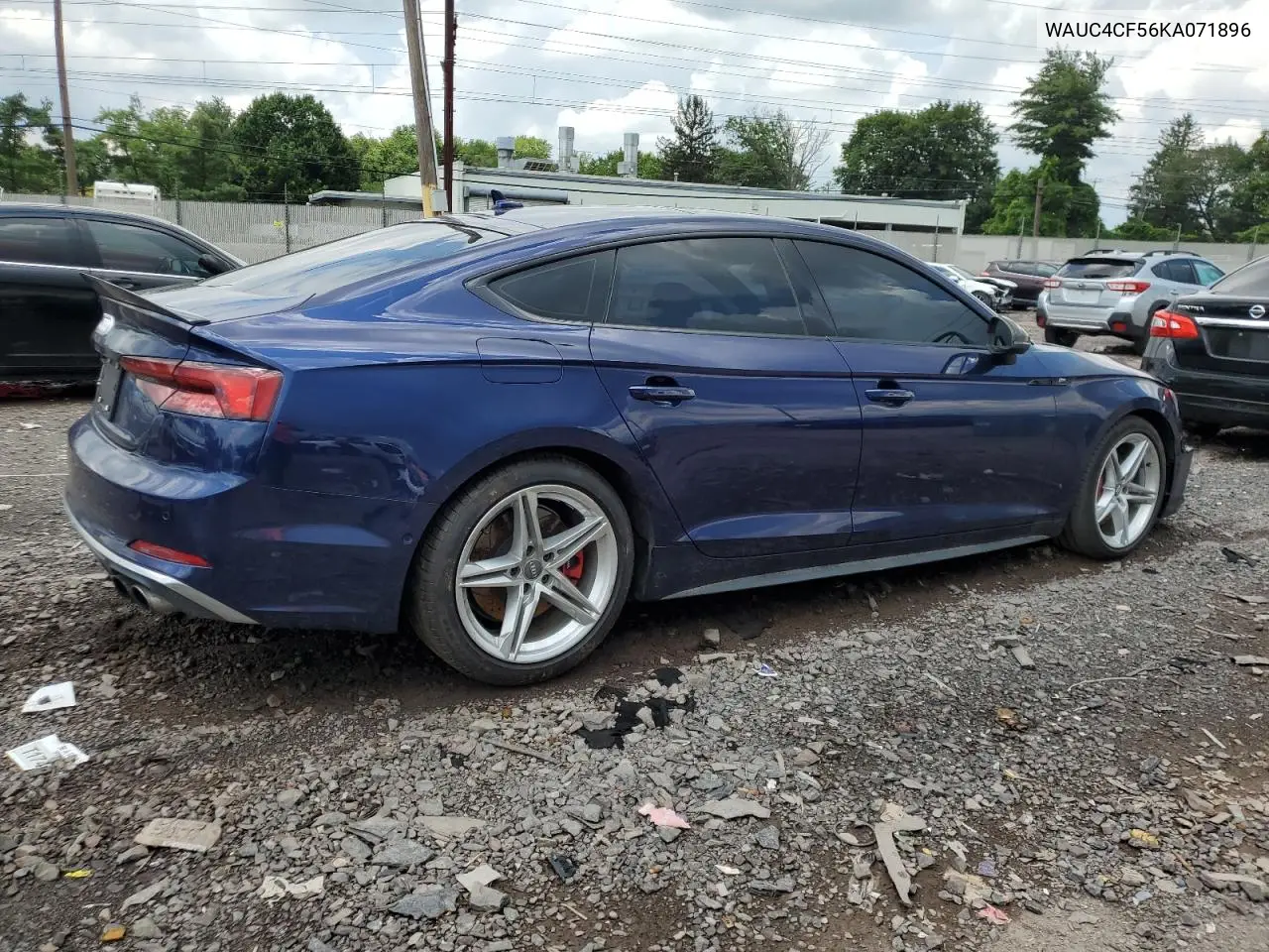 2019 Audi S5 Prestige VIN: WAUC4CF56KA071896 Lot: 64494025