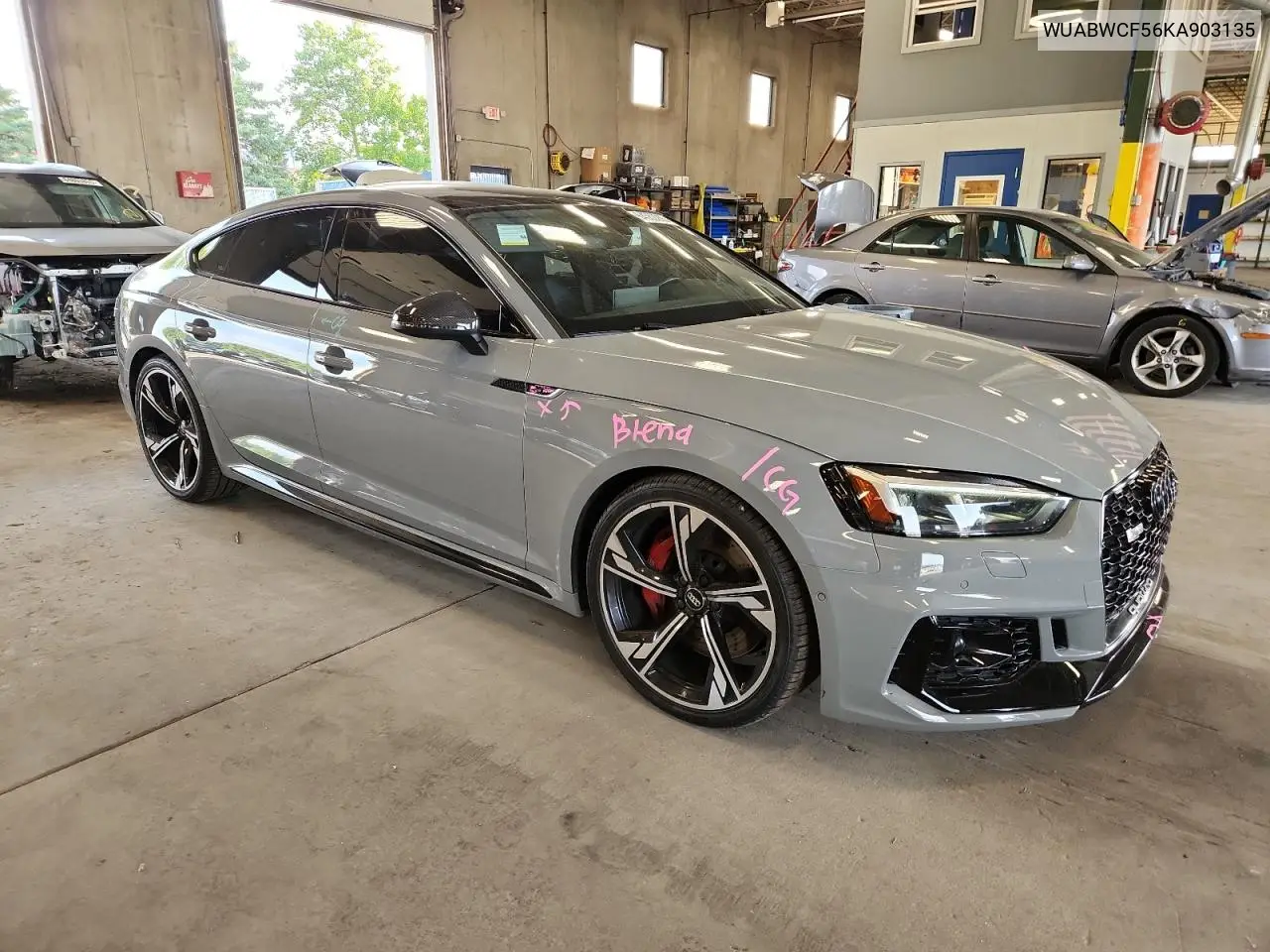 2019 Audi Rs5 VIN: WUABWCF56KA903135 Lot: 64592285
