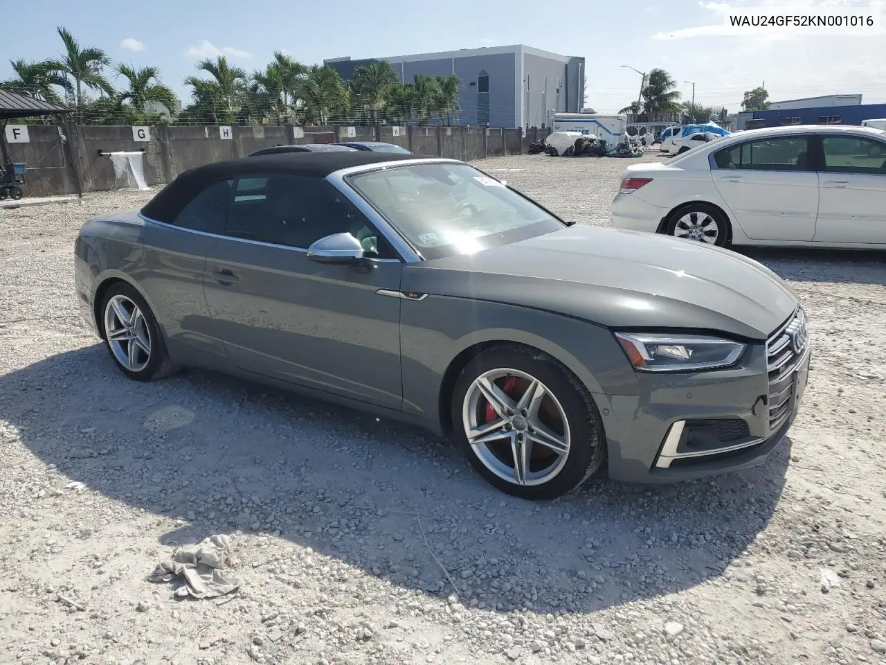 2019 Audi S5 Prestige VIN: WAU24GF52KN001016 Lot: 64736095