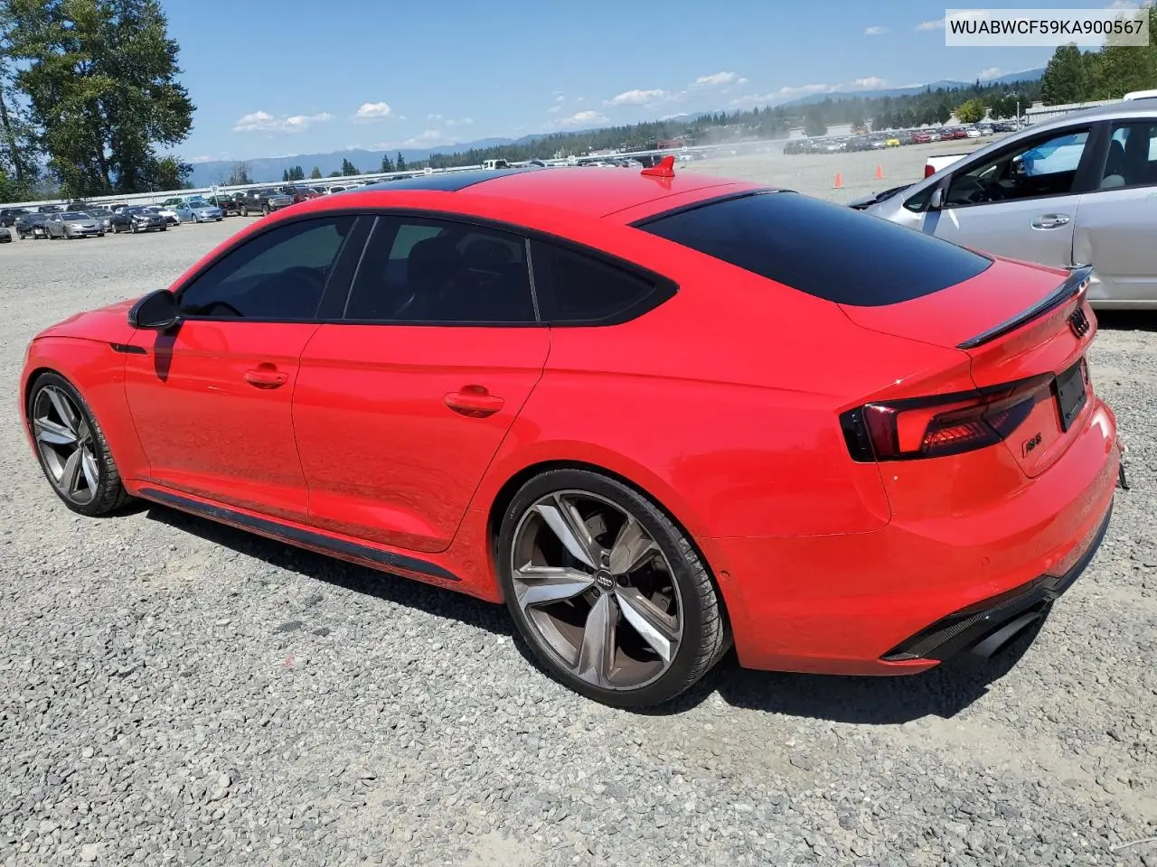 2019 Audi Rs5 VIN: WUABWCF59KA900567 Lot: 64842365
