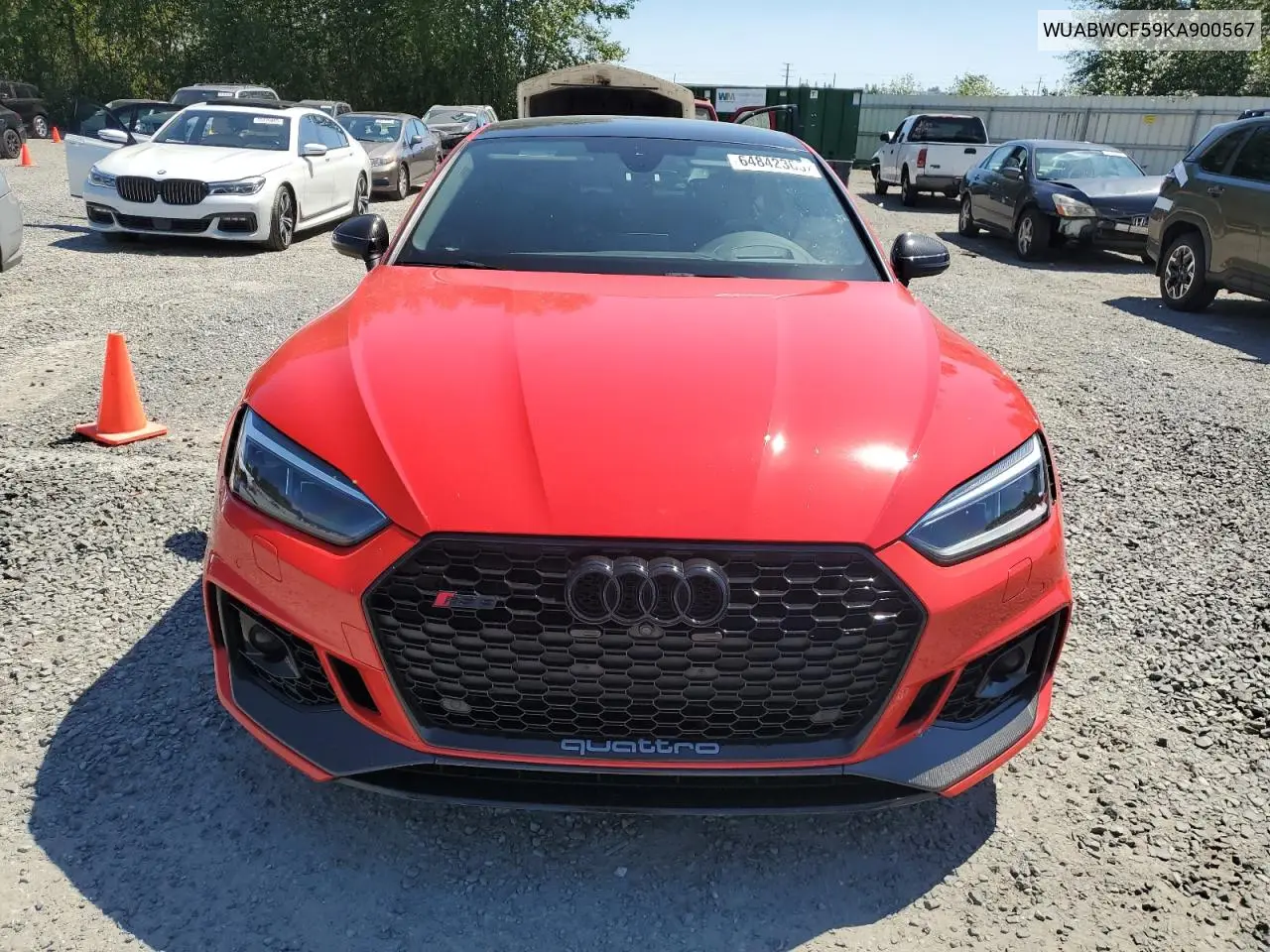 2019 Audi Rs5 VIN: WUABWCF59KA900567 Lot: 64842365