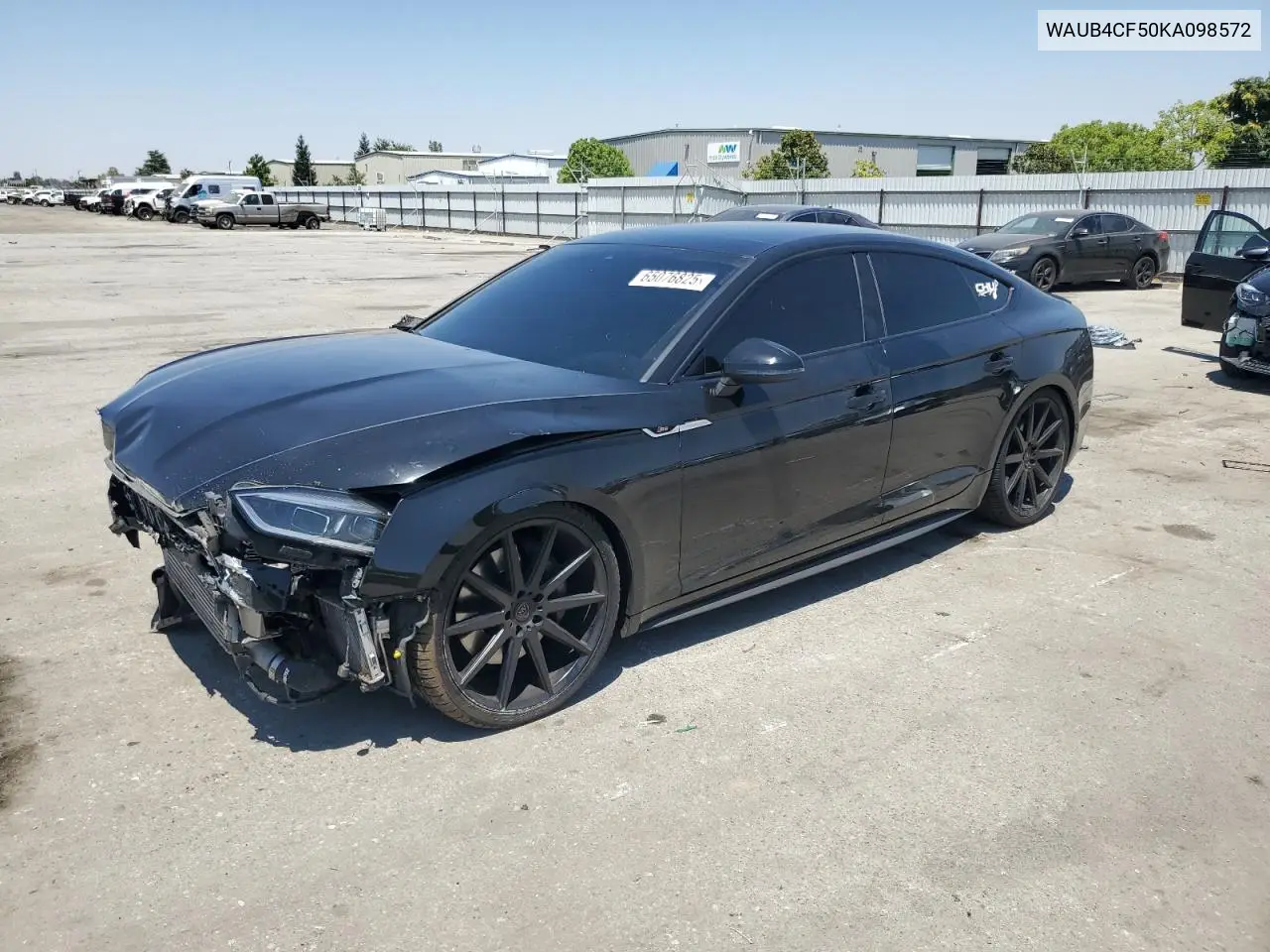 2019 Audi S5 Premium Plus VIN: WAUB4CF50KA098572 Lot: 65076825