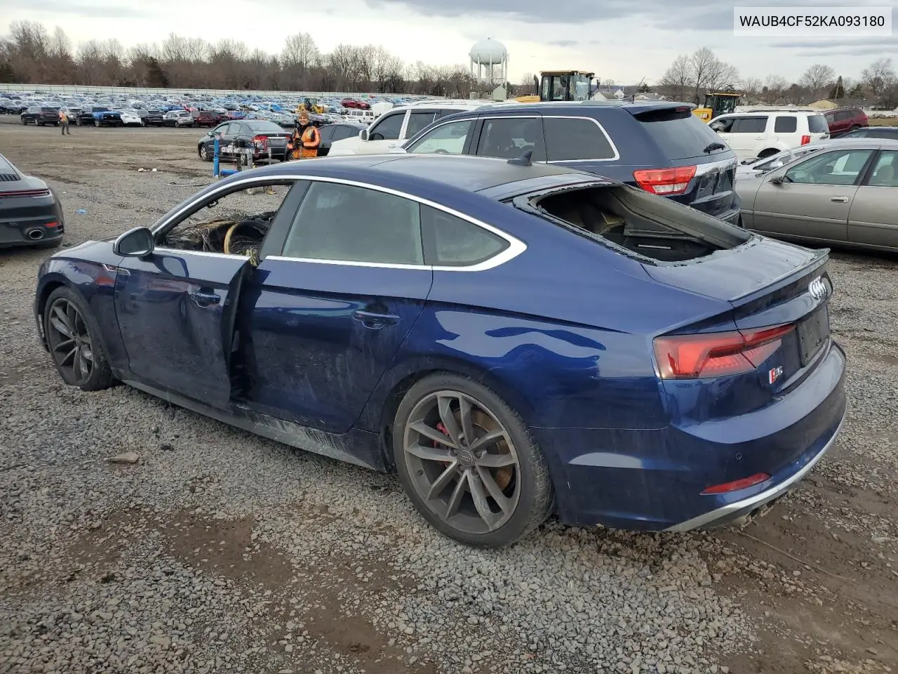 2019 Audi S5 Premium Plus VIN: WAUB4CF52KA093180 Lot: 85945034