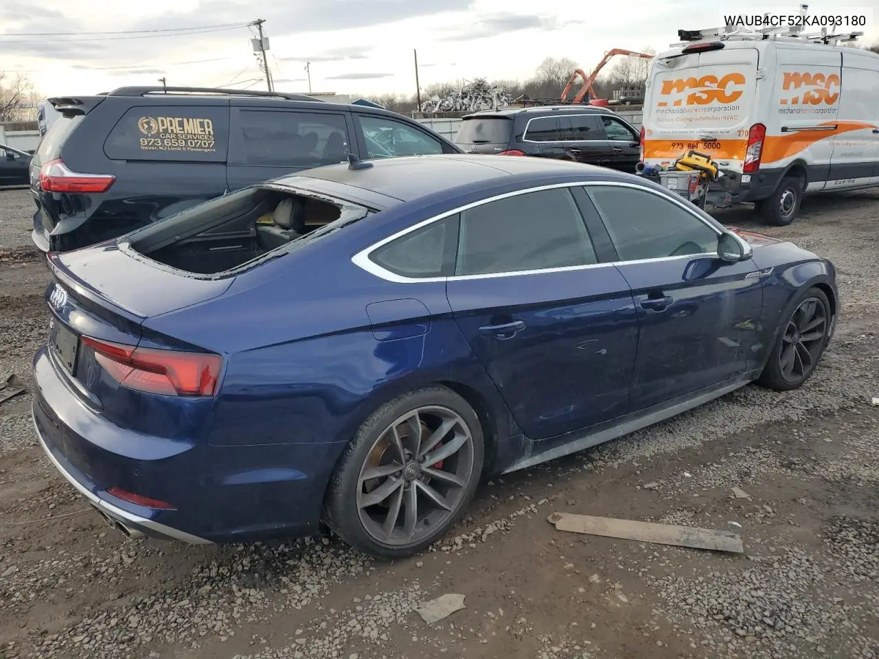 2019 Audi S5 Premium Plus VIN: WAUB4CF52KA093180 Lot: 85945034