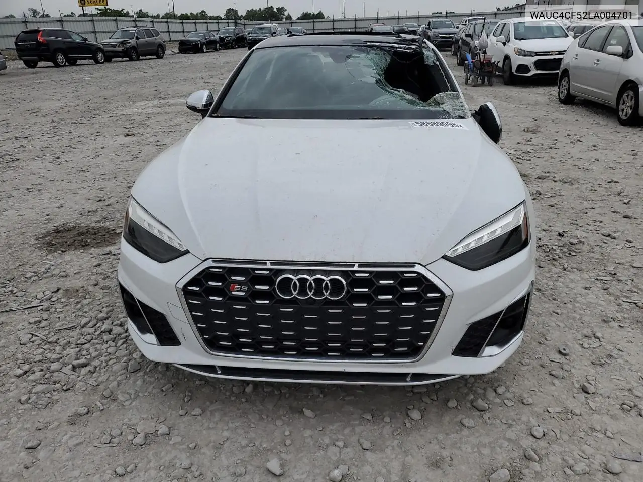 2020 Audi S5 Premium Plus VIN: WAUC4CF52LA004701 Lot: 58589095