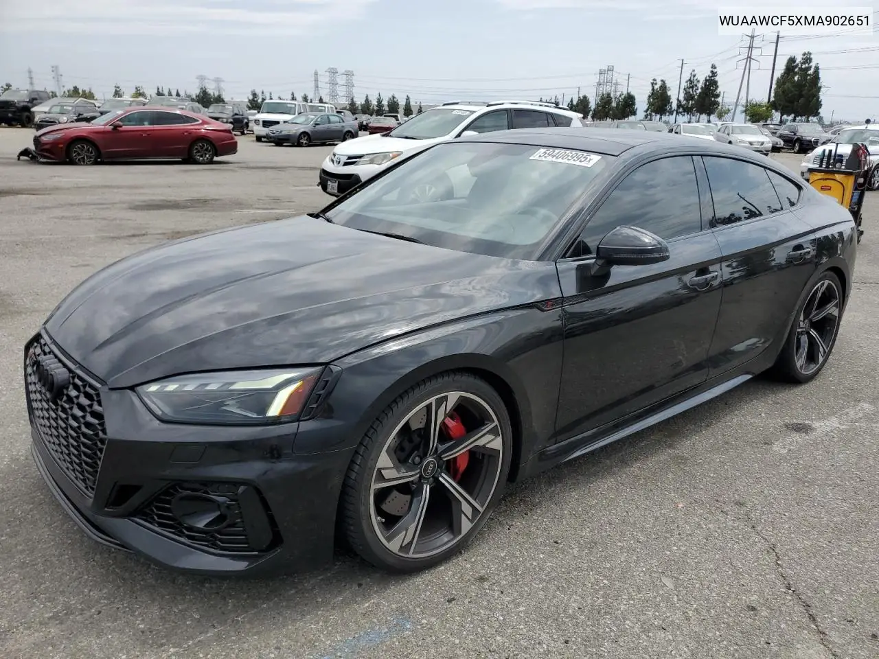 2021 Audi Rs5 VIN: WUAAWCF5XMA902651 Lot: 59406995
