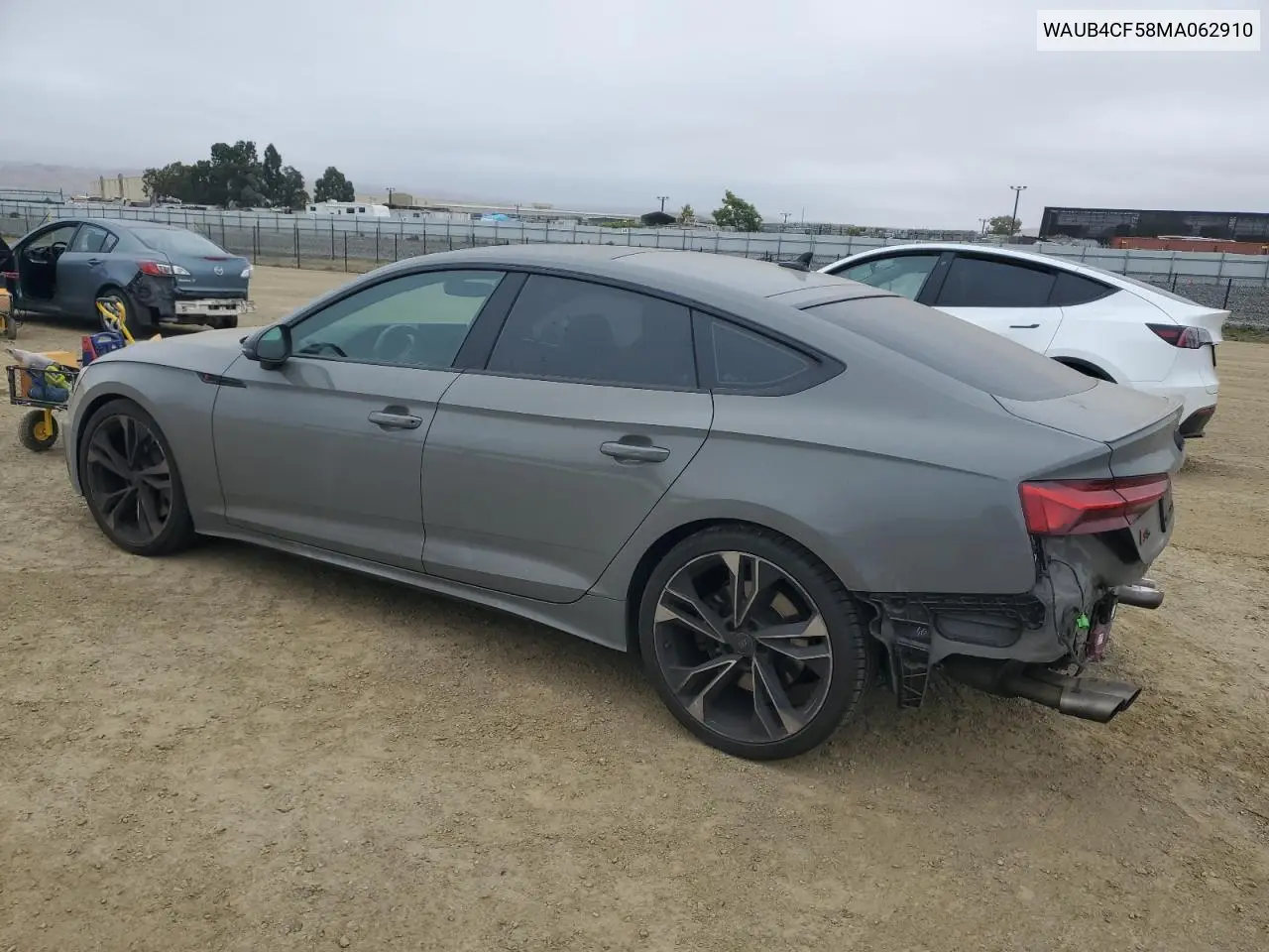 2021 Audi S5 Prestige VIN: WAUB4CF58MA062910 Lot: 60508455