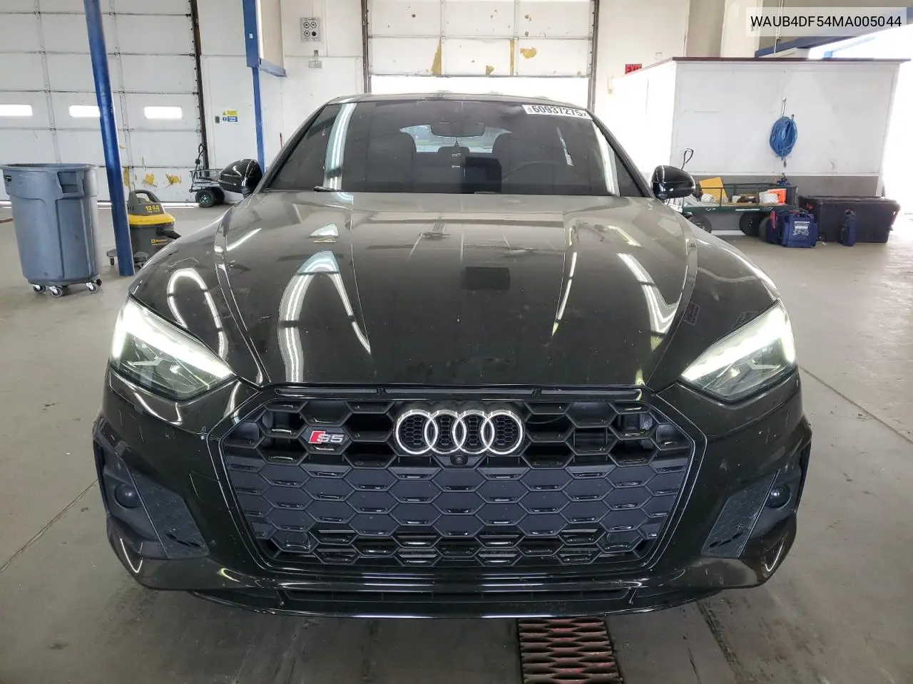 2021 Audi S5 Prestige VIN: WAUB4DF54MA005044 Lot: 60937275