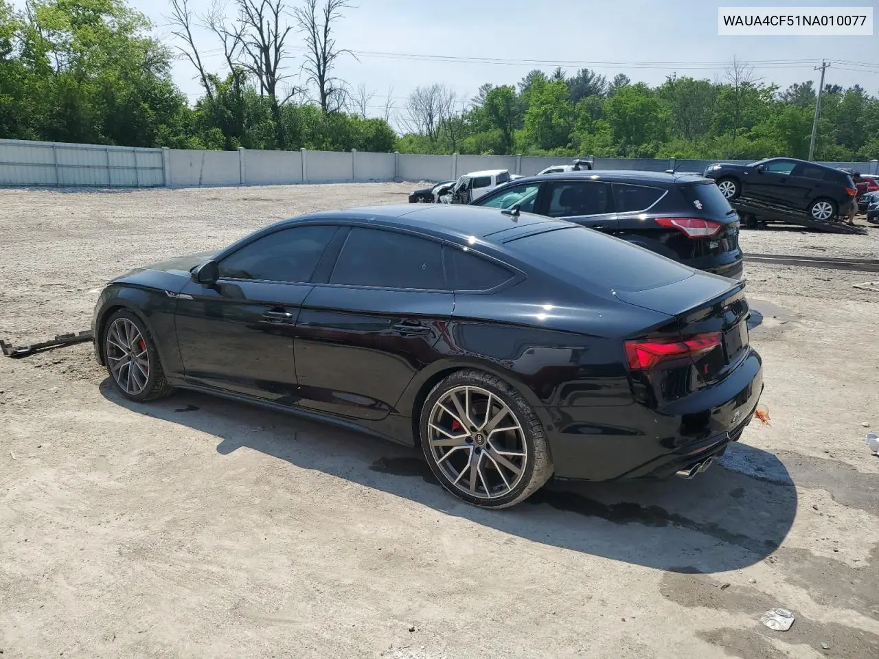 2022 Audi S5 Premium VIN: WAUA4CF51NA010077 Lot: 59495655