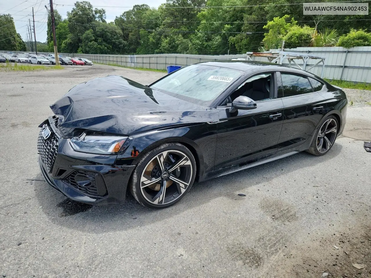 2022 Audi Rs5 VIN: WUAAWCF54NA902453 Lot: 59820665