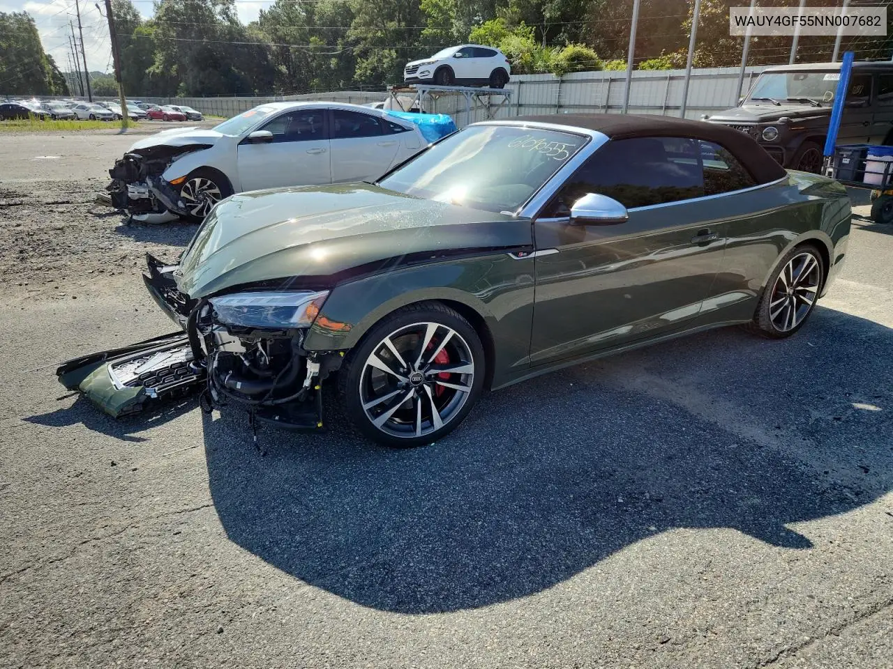 2022 Audi S5 Prestige VIN: WAUY4GF55NN007682 Lot: 61090555