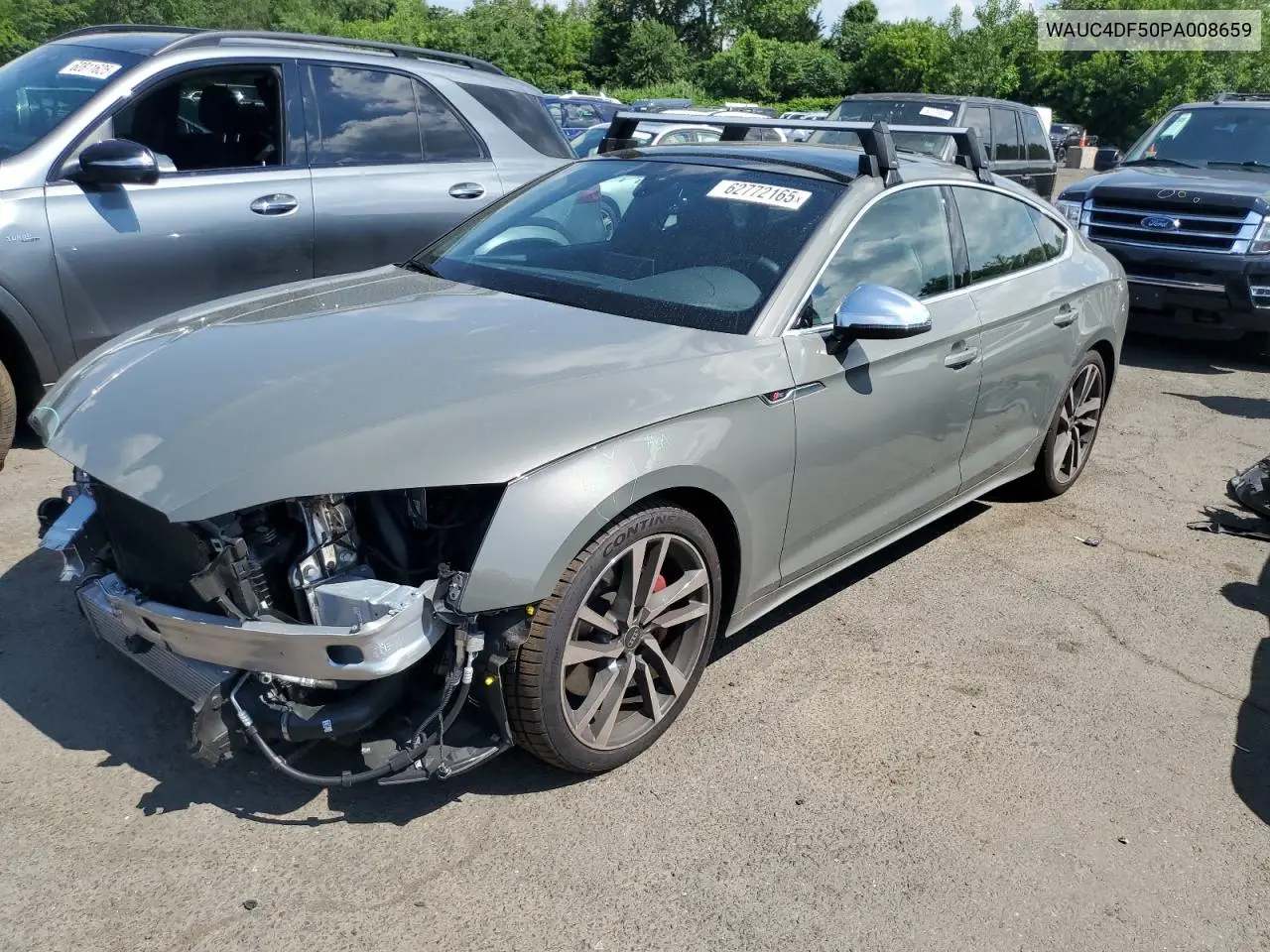 2023 Audi S5 Premium Plus VIN: WAUC4DF50PA008659 Lot: 62772165