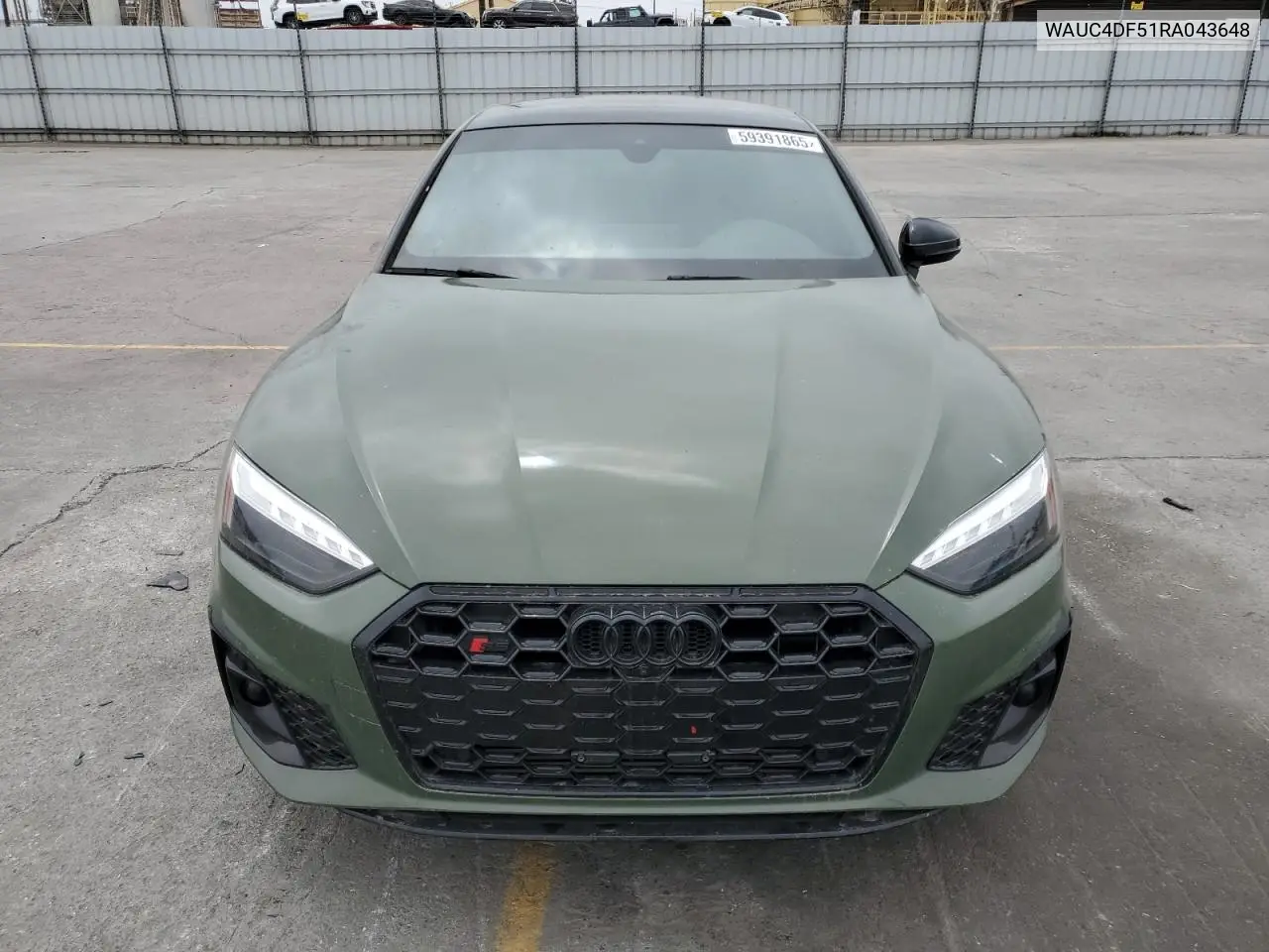 2024 Audi S5 Premium Plus VIN: WAUC4DF51RA043648 Lot: 59391865