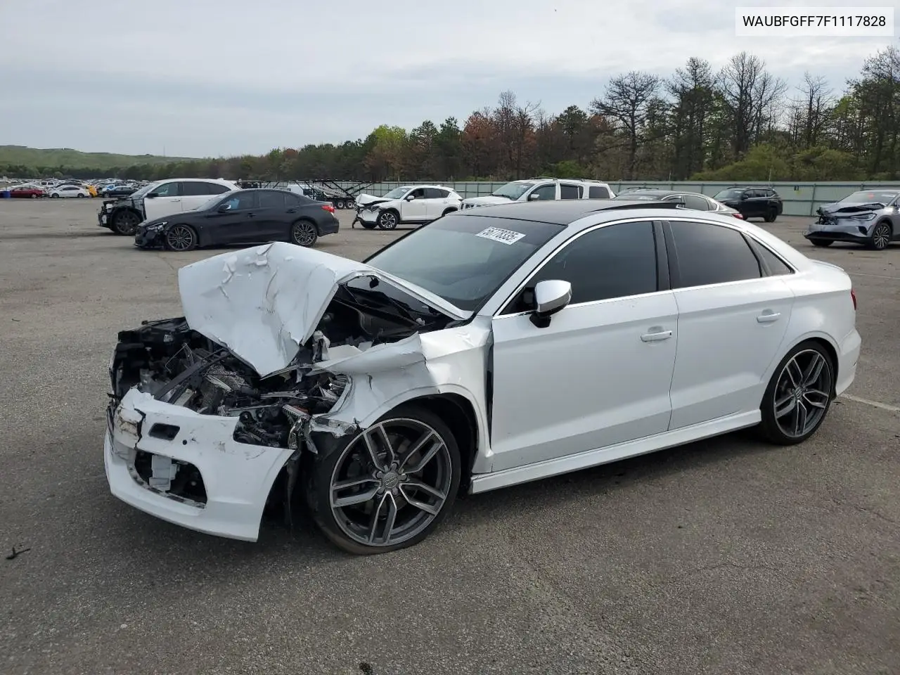 2015 Audi S3 Premium Plus VIN: WAUBFGFF7F1117828 Lot: 56778335