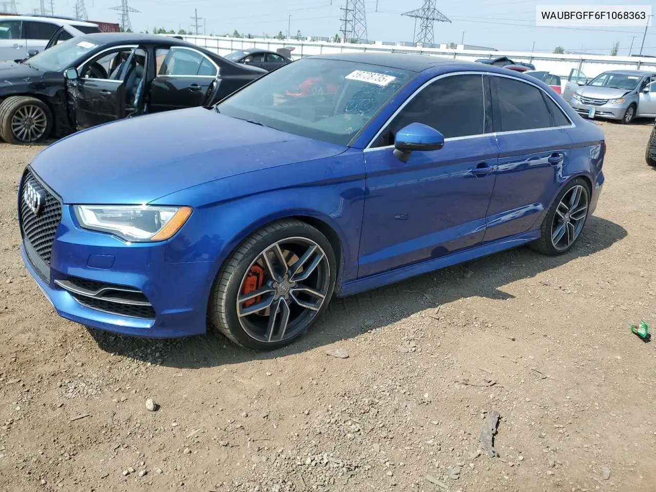 2015 Audi S3 Premium Plus VIN: WAUBFGFF6F1068363 Lot: 59728735