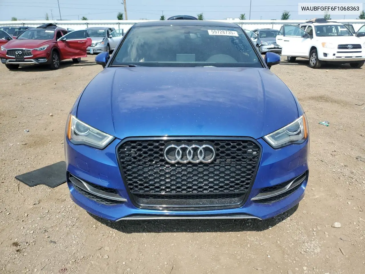 2015 Audi S3 Premium Plus VIN: WAUBFGFF6F1068363 Lot: 59728735