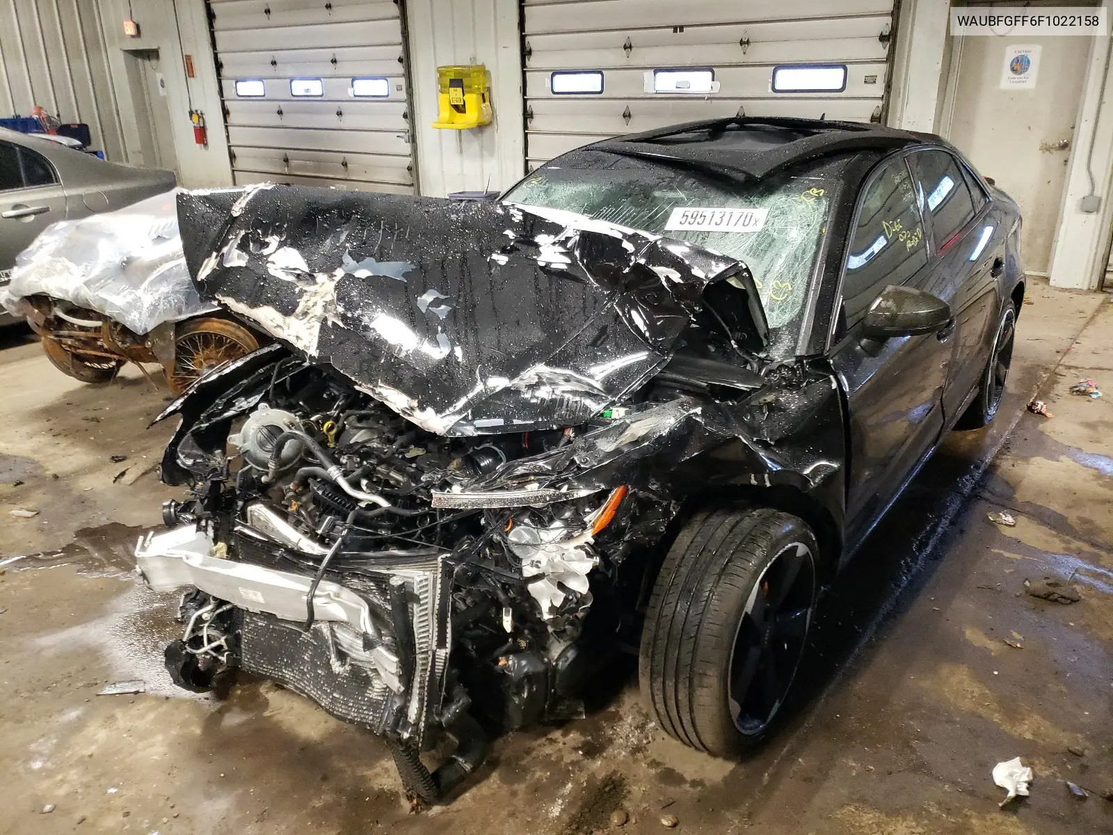 2015 Audi A3 Premium VIN: WAUBFGFF6F1022158 Lot: 60157395