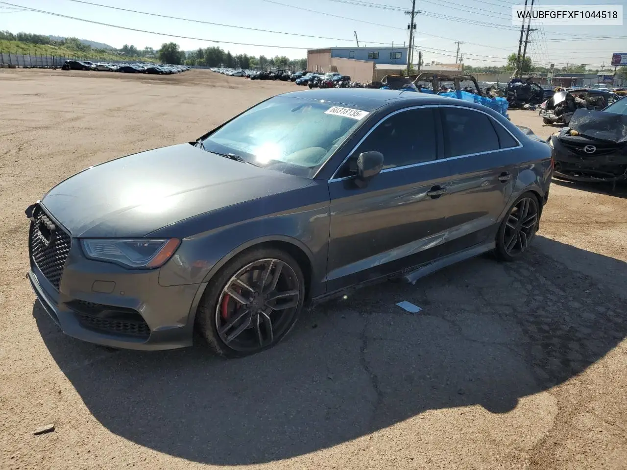 2015 Audi S3 Premium Plus VIN: WAUBFGFFXF1044518 Lot: 60318135