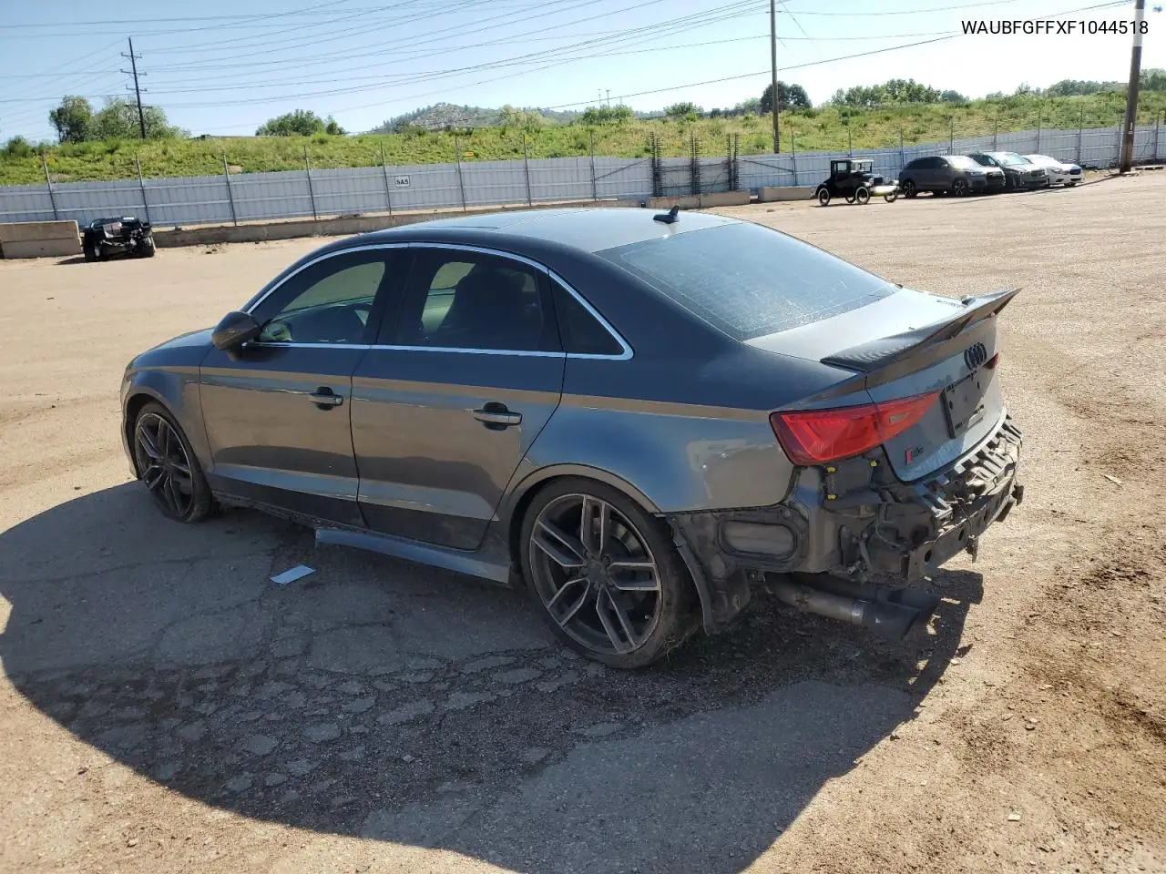 2015 Audi S3 Premium Plus VIN: WAUBFGFFXF1044518 Lot: 60318135