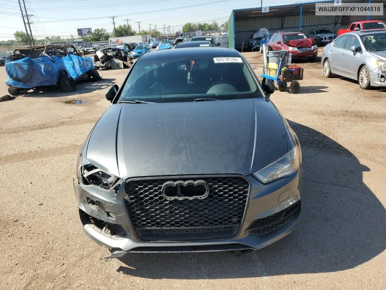 2015 Audi S3 Premium Plus VIN: WAUBFGFFXF1044518 Lot: 60318135